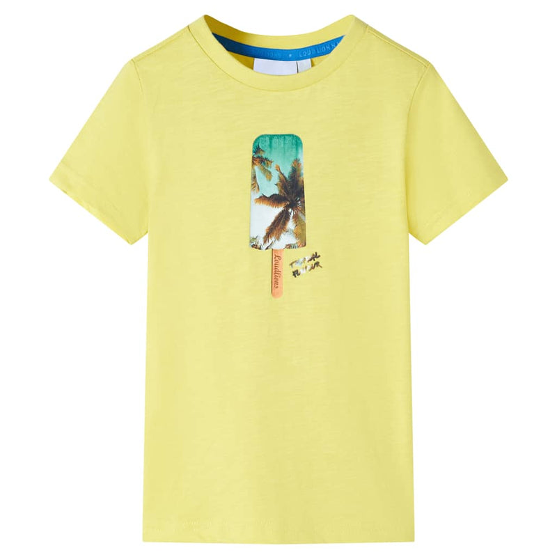 VidaXL Kindershirt 104 geel