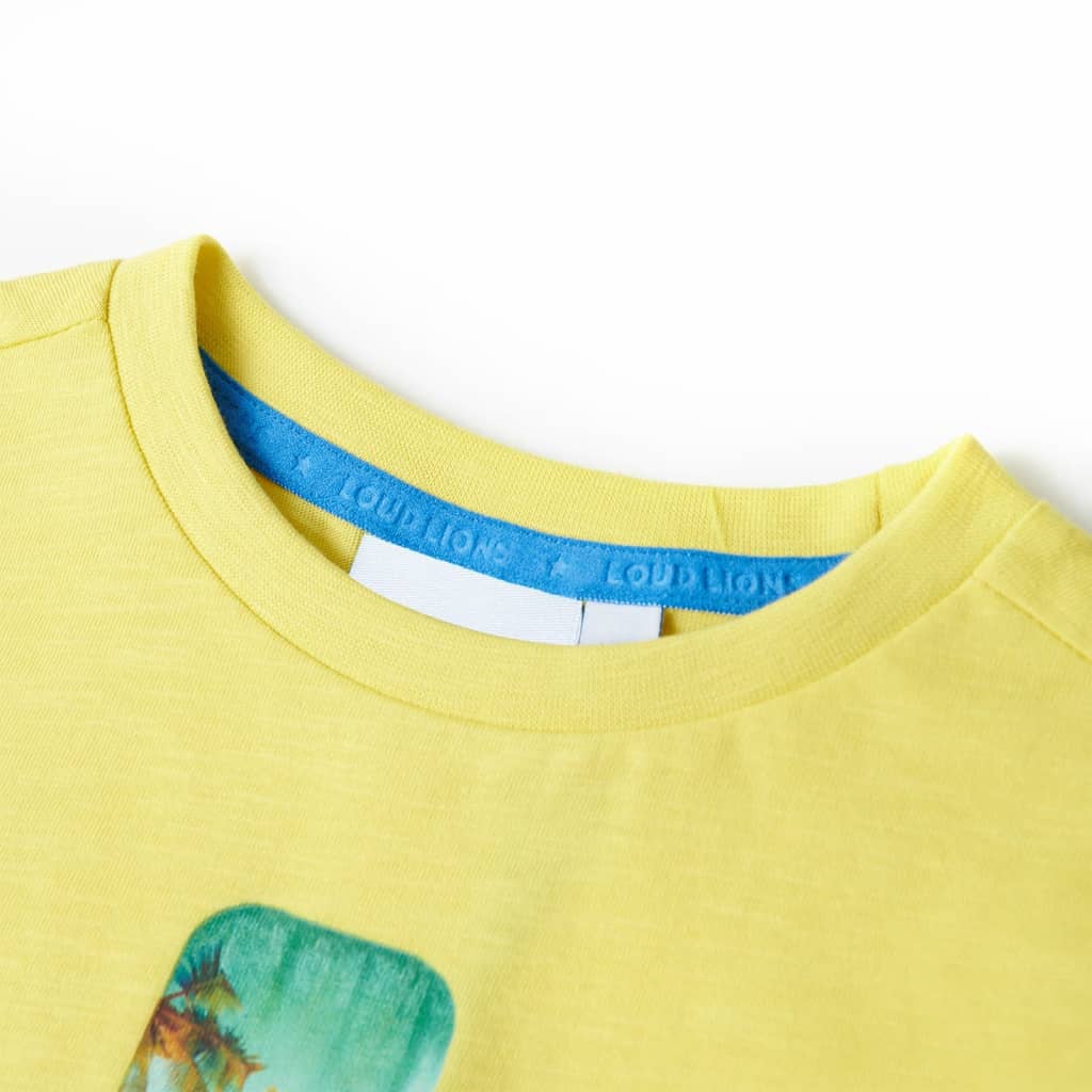 Vidaxl camisa para niños 104 amarillo