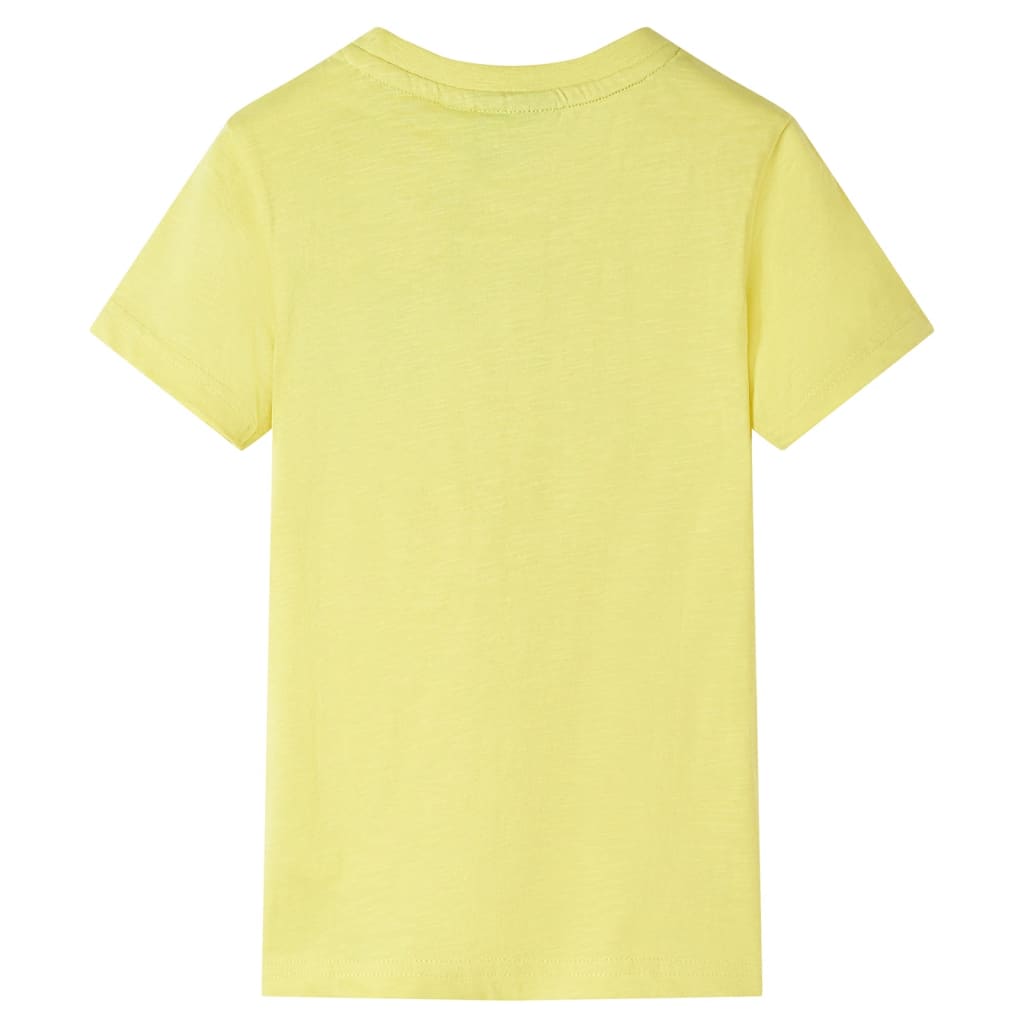 Vidaxl camisa para niños 128 amarillo