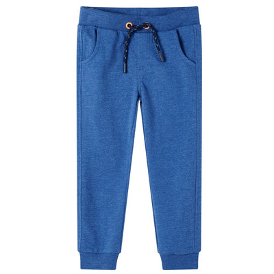 Pantaloni da jogging per bambini Vidaxl 116 blu scuro