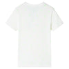 Vidaxl Camisa para niños 104 ECRU