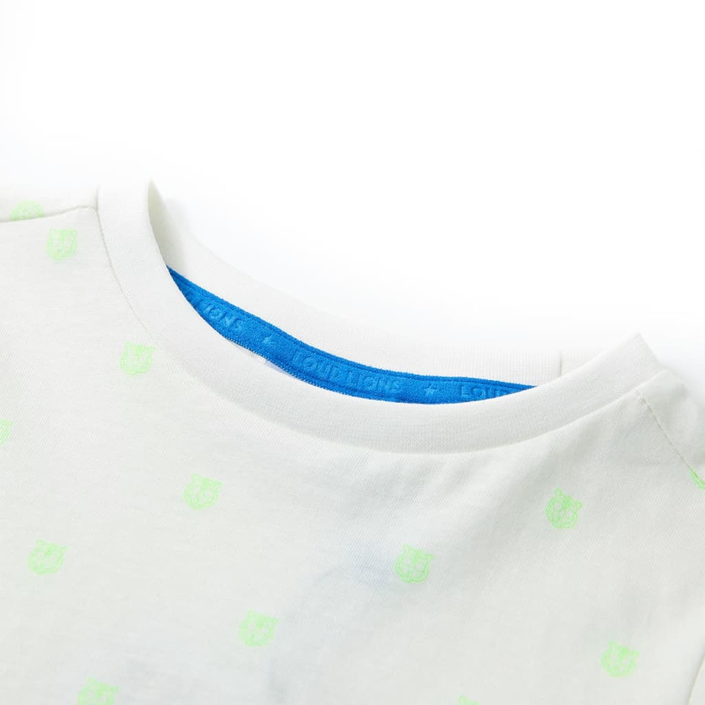 Vidaxl Camisa para niños 104 ECRU