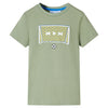 VidaXL Kindershirt 104 lichtkakikleurig