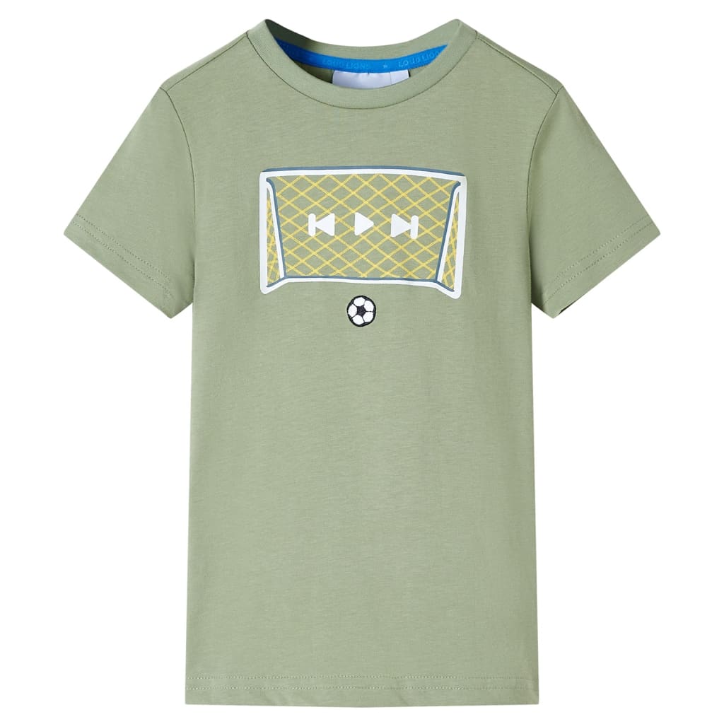 Vidaxl kindershirt 116 lichtkakikleurig
