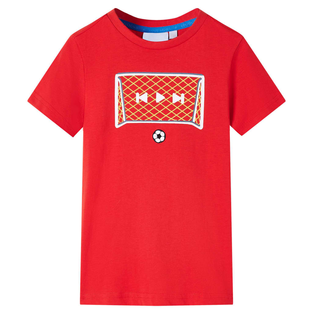 Vidaxl camisa para niños 92 rojo