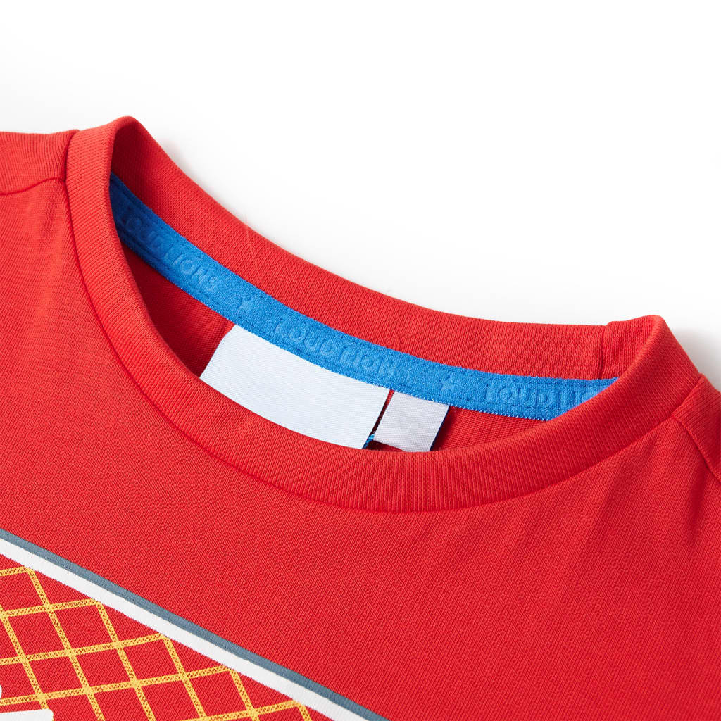 Vidaxl camisa para niños 92 rojo