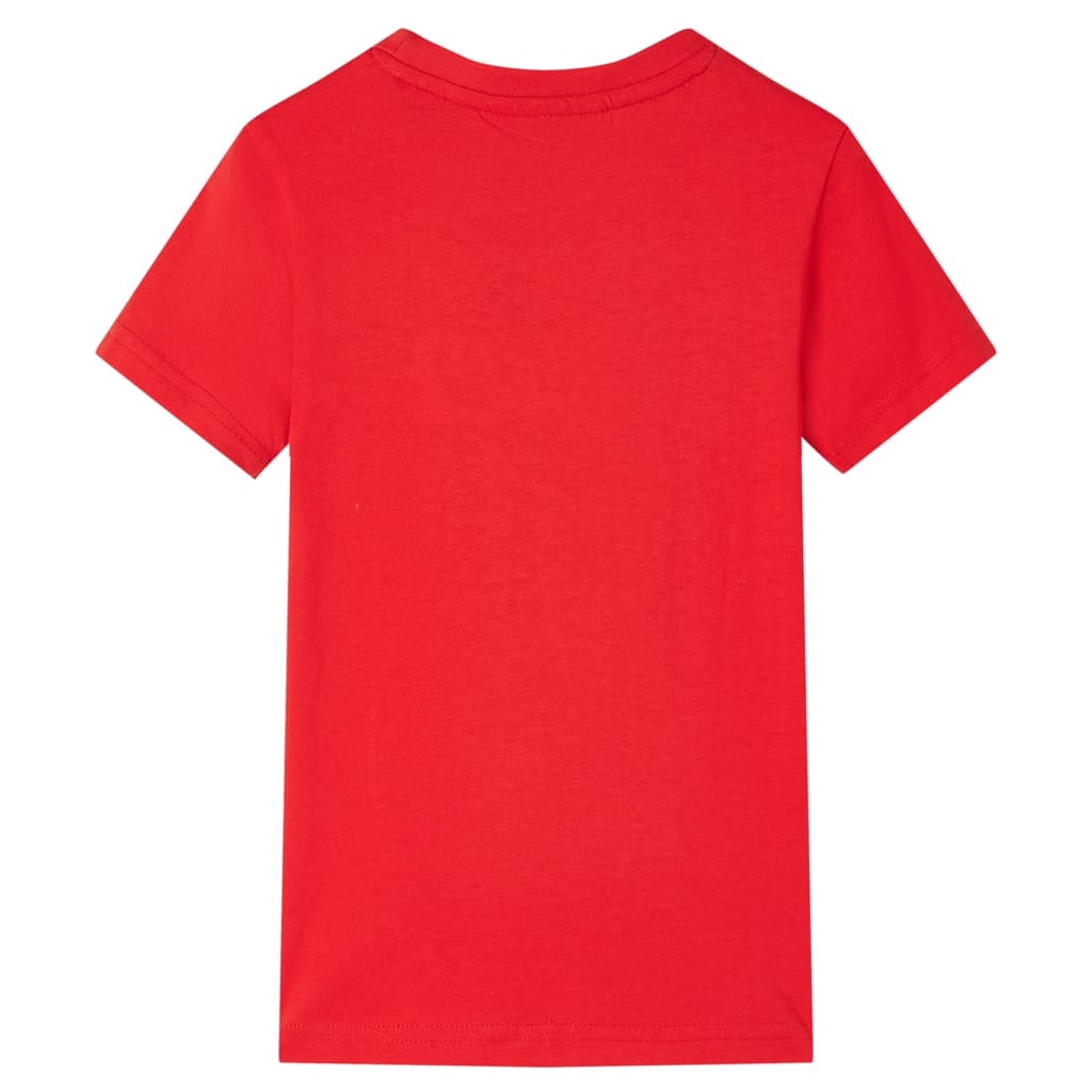 Vidaxl camisa para niños 116 rojo