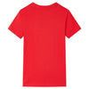 Vidaxl camisa para niños 140 rojo