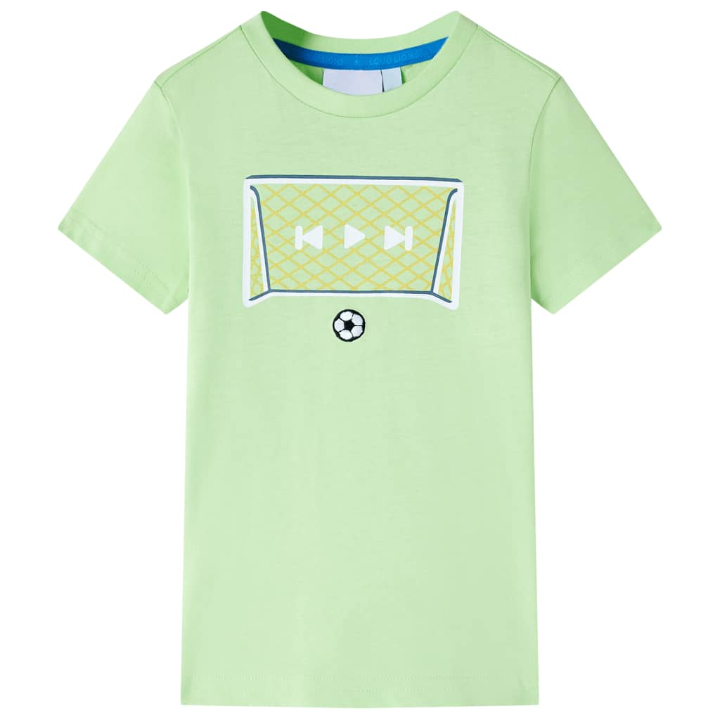 Vidaxl Camisa para niños 140 Limegroen