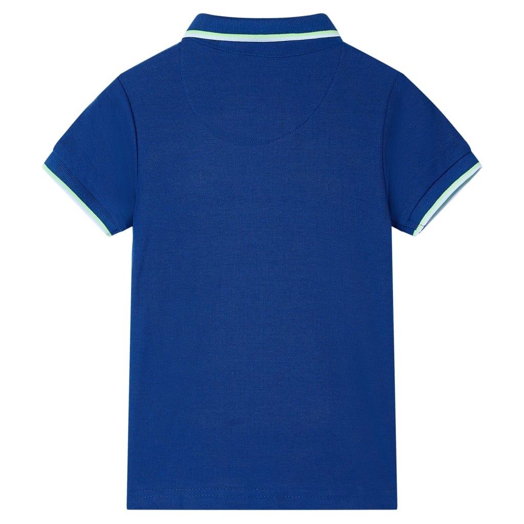 Vidaxl Children's Polo Shirt 92 Blu scuro