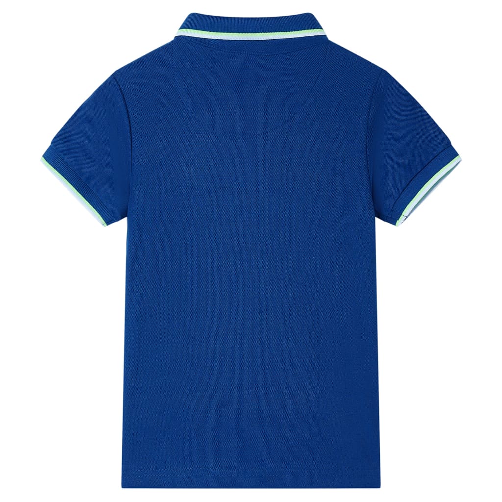 Vidaxl Polo infantil 116 Blue oscuro