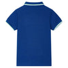 Vidaxl kinderpoloshirt 128 donkerblauw