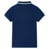 Vidaxl Children's Polo Shirt 128 Navy Blue