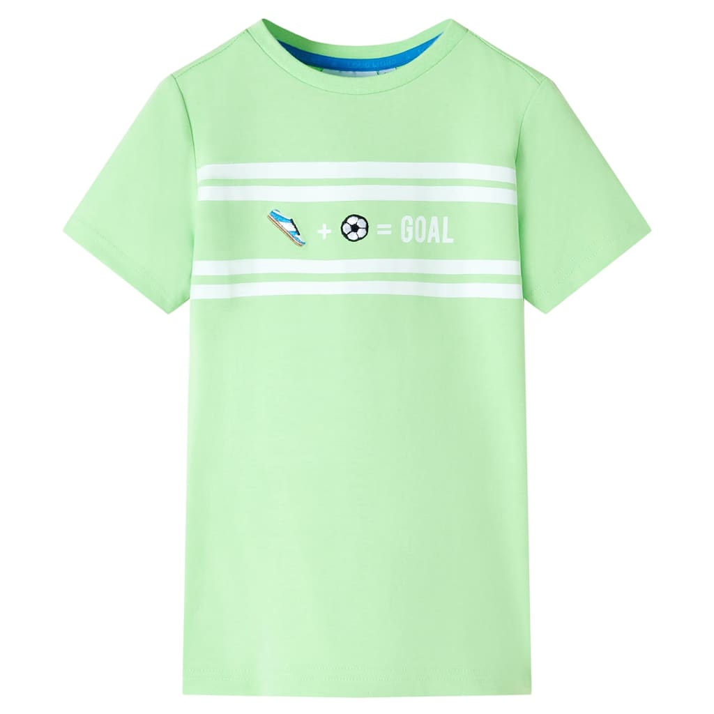 VidaXL Kindershirt 104 neongroen