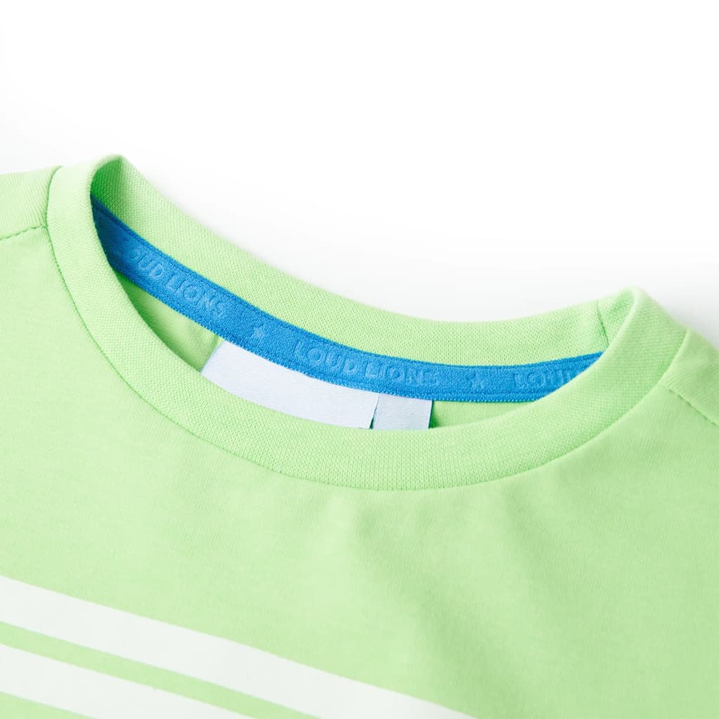 VidaXL Kindershirt 104 neongroen