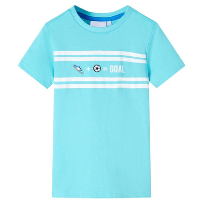 Vidaxl Camisa para niños 140 Sea Blue