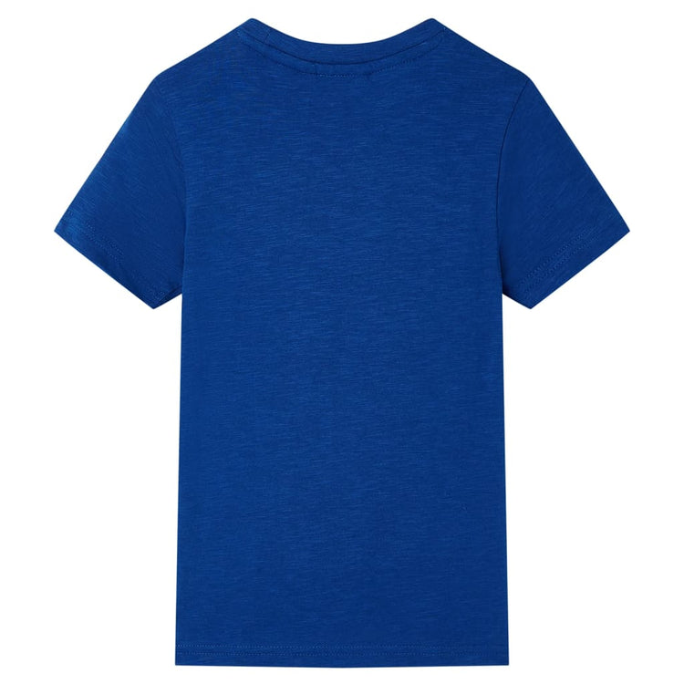 Vidaxl camisa para niños 116 azul oscuro