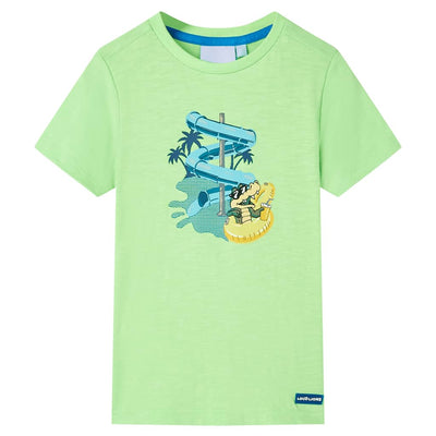 Vidaxl Camisa para niños 92 Neongroen