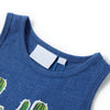 Vidaxl kindertopje 116 gemêleerd donkerblauw