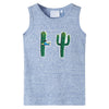 Vidaxl kindertopje 128 gemêleerd blauw