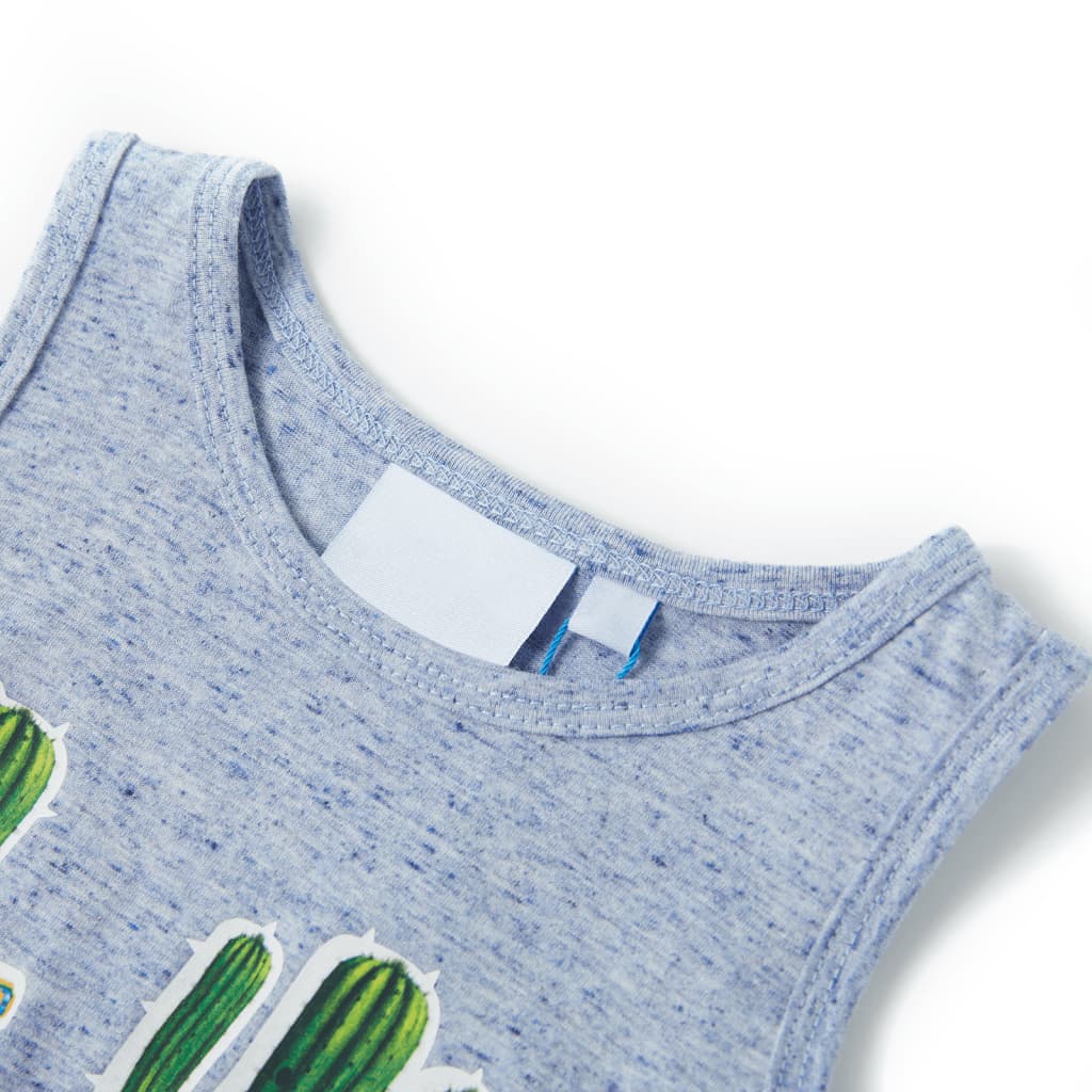 Vidaxl Children's Top 128 Mixed Blue