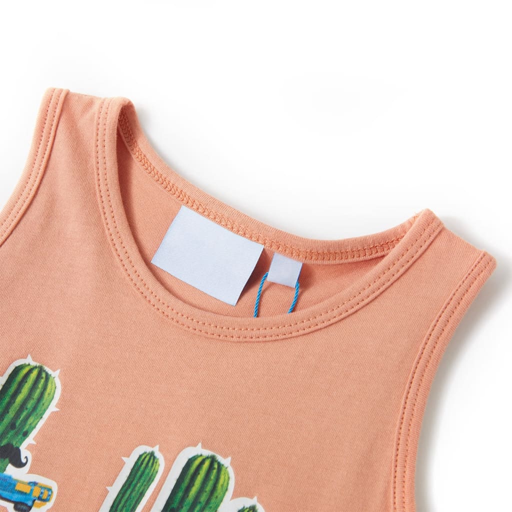 Vidaxl Children's Top 92 Light Orange