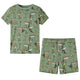 VidaXL Children's pajamas with short sleeves 128 light -sealed