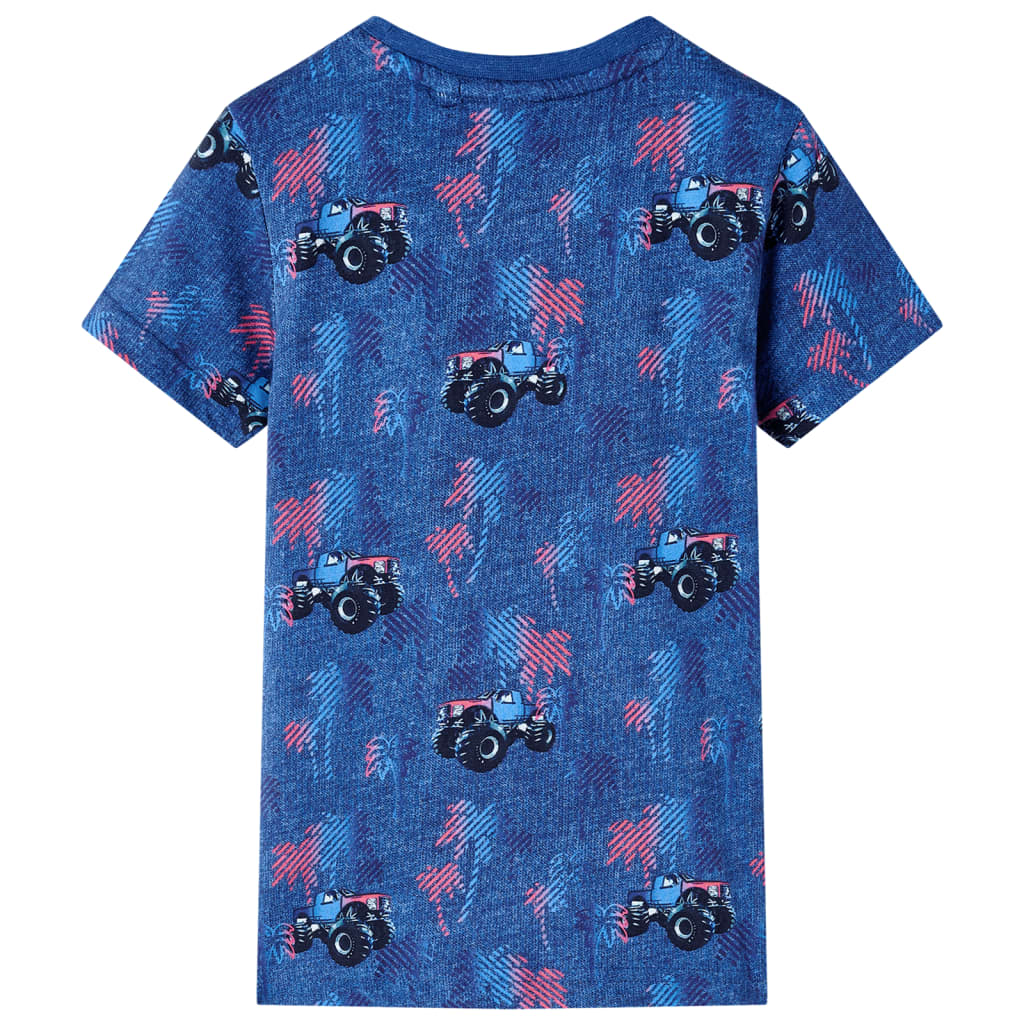 Vidaxl Camisa infantil 92 Mezclado azul oscuro