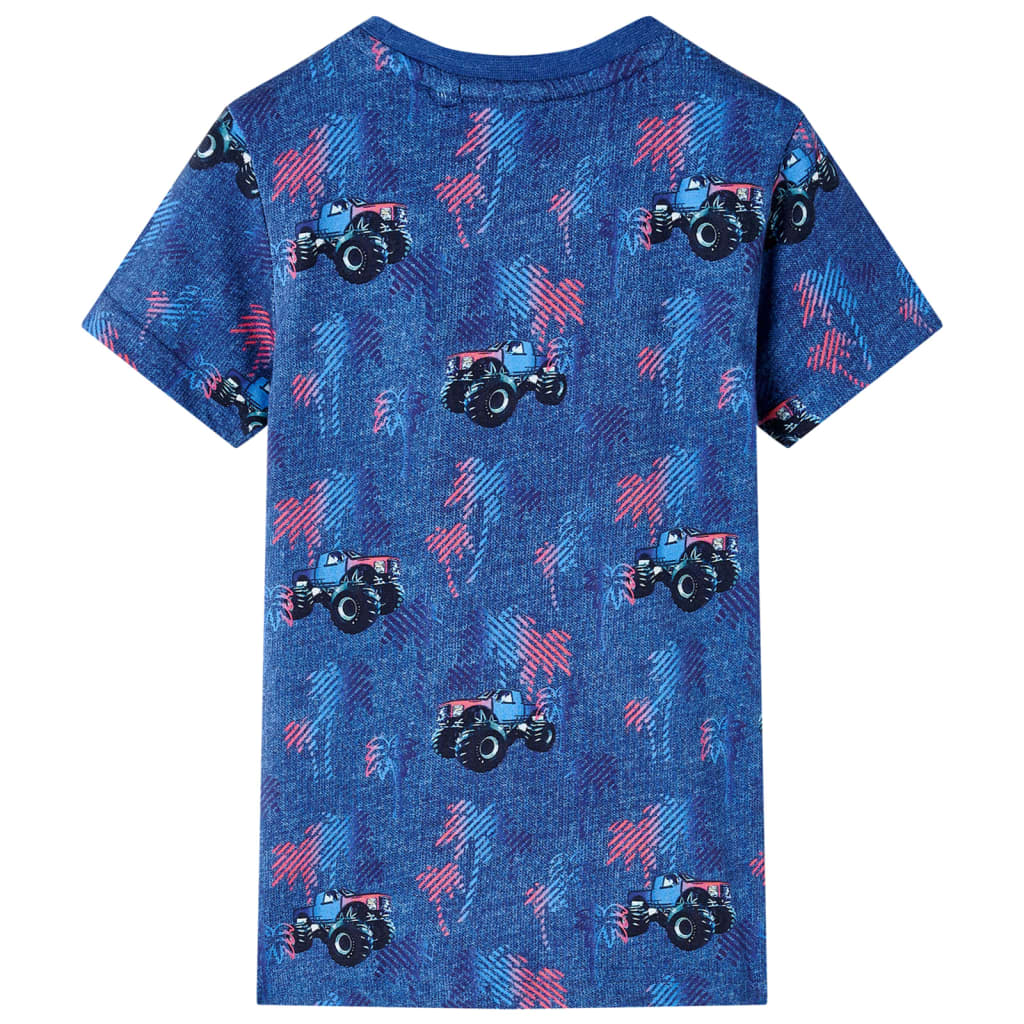 Vidaxl Camisa infantil 104 Mezclado azul oscuro