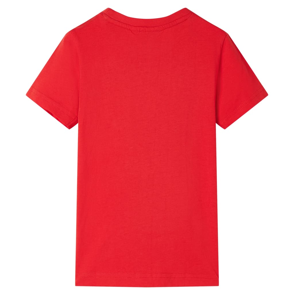 Vidaxl camisa para niños 104 rojo