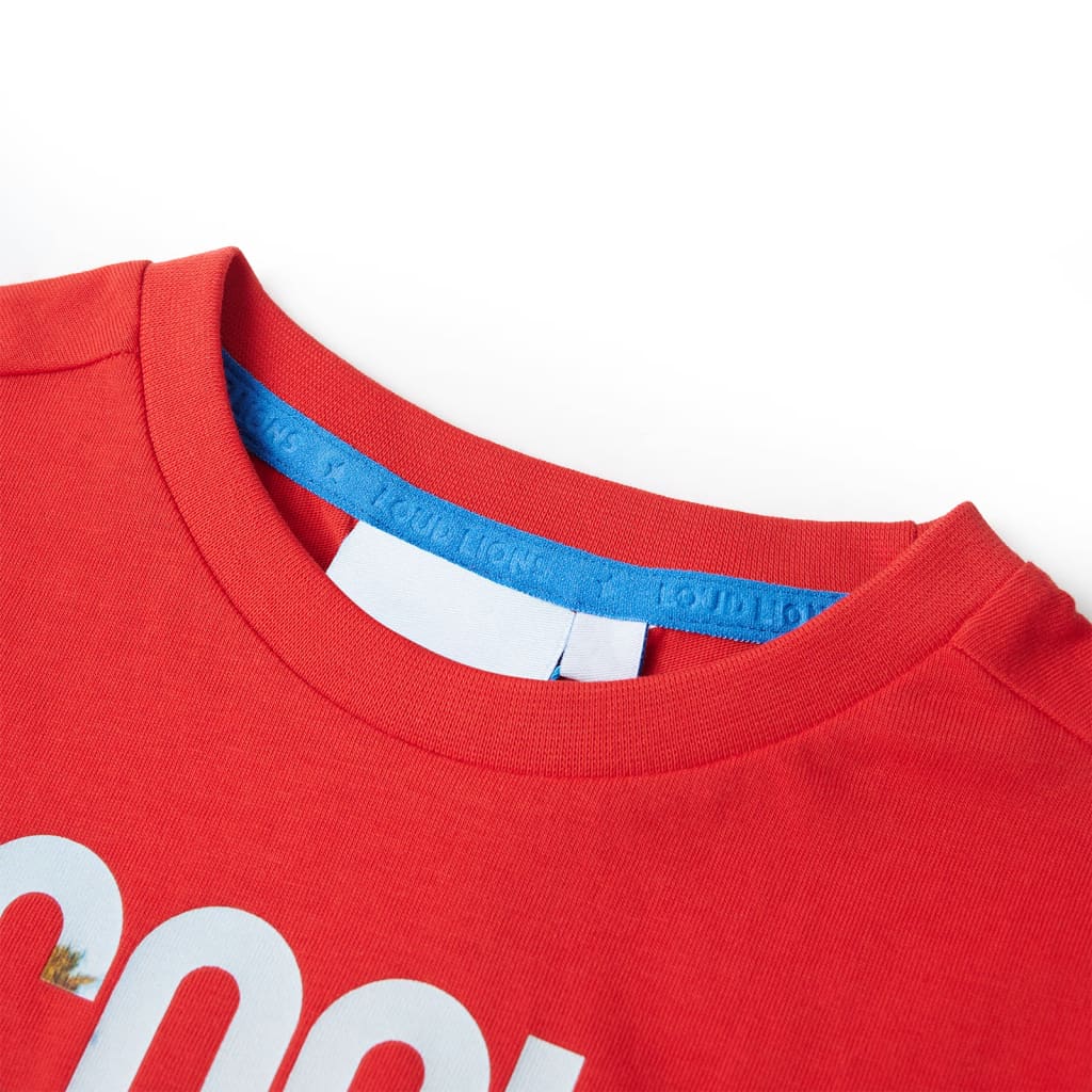 Vidaxl Children's Shirt 116 Red