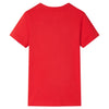 Vidaxl camisa para niños 128 rojo