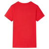 Vidaxl camisa para niños 140 rojo