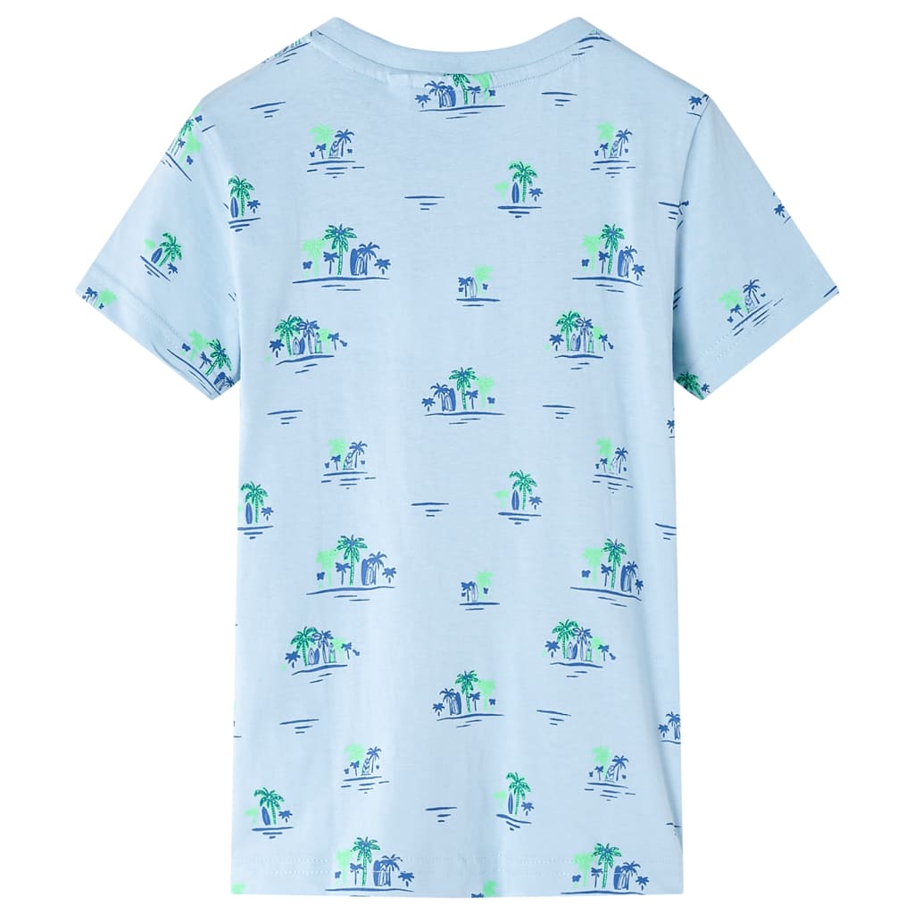 Vidaxl camisa para niños 92 azul claro