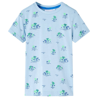 Vidaxl camisa para niños 104 azul claro