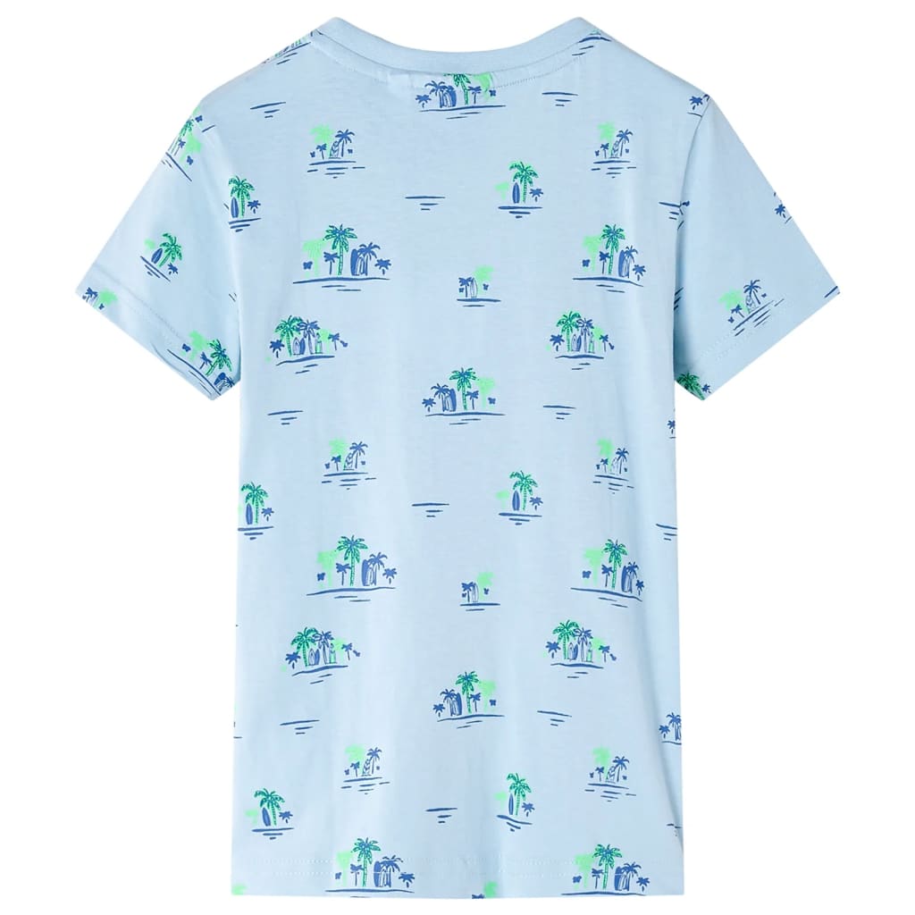 Vidaxl camisa para niños 104 azul claro