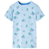 Vidaxl Shirt per bambini 140 azzurro
