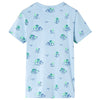 Vidaxl Shirt per bambini 140 azzurro