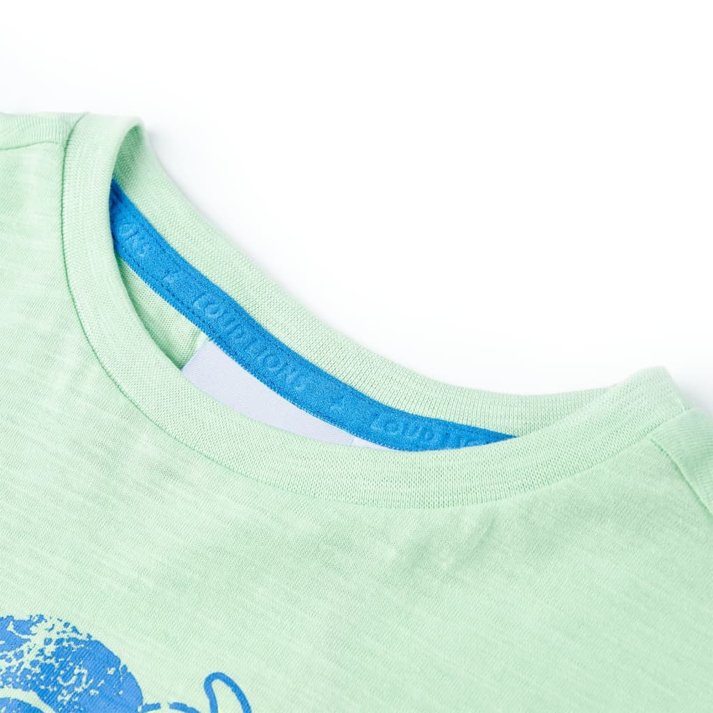 Vidaxl Camisa para niños 92 Verde claro