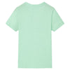 Vidaxl kindershirt 128 lichtgroen