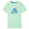 Vidaxl kindershirt 140 lichtgroen