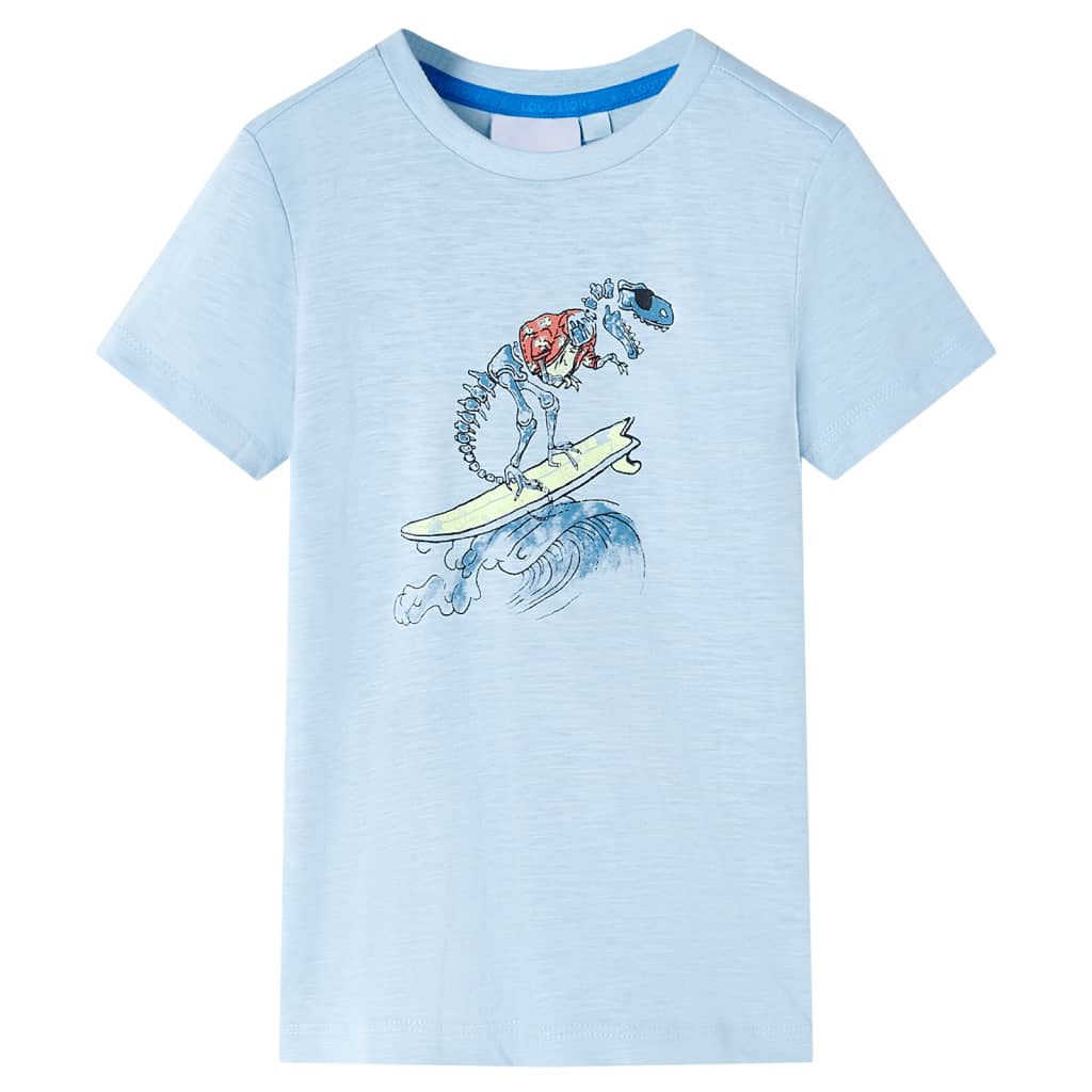 Vidaxl camisa para niños 104 azul claro