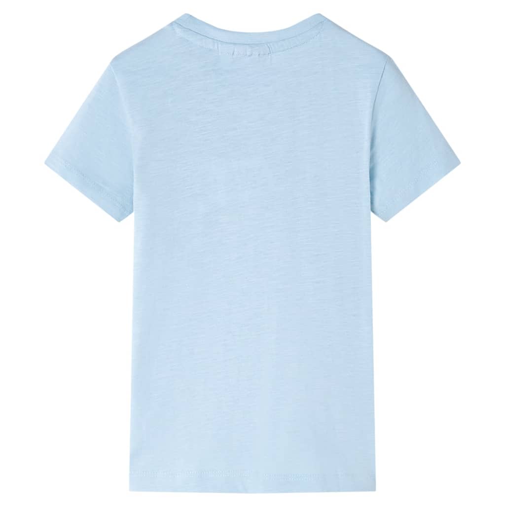 Vidaxl camisa para niños 104 azul claro