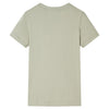 VidaXL Kindershirt 116 lichtkakikleurig