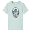 Vidaxl kindershirt met strepen 104 lichtmint