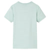 Vidaxl kindershirt met strepen 116 lichtmint