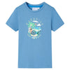 Vidaxl kindershirt 116 middenblauw