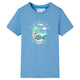 Vidaxl Children's Shirt 116 Central Blue