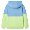 VIDAXL SWEATER CHIEDS PER BASSI con cappuccio 92 blu e giallo morbido