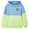 VIDAXL SWEATER CHIEDS MWAS WITH HOOD 104 BLU e giallo morbido